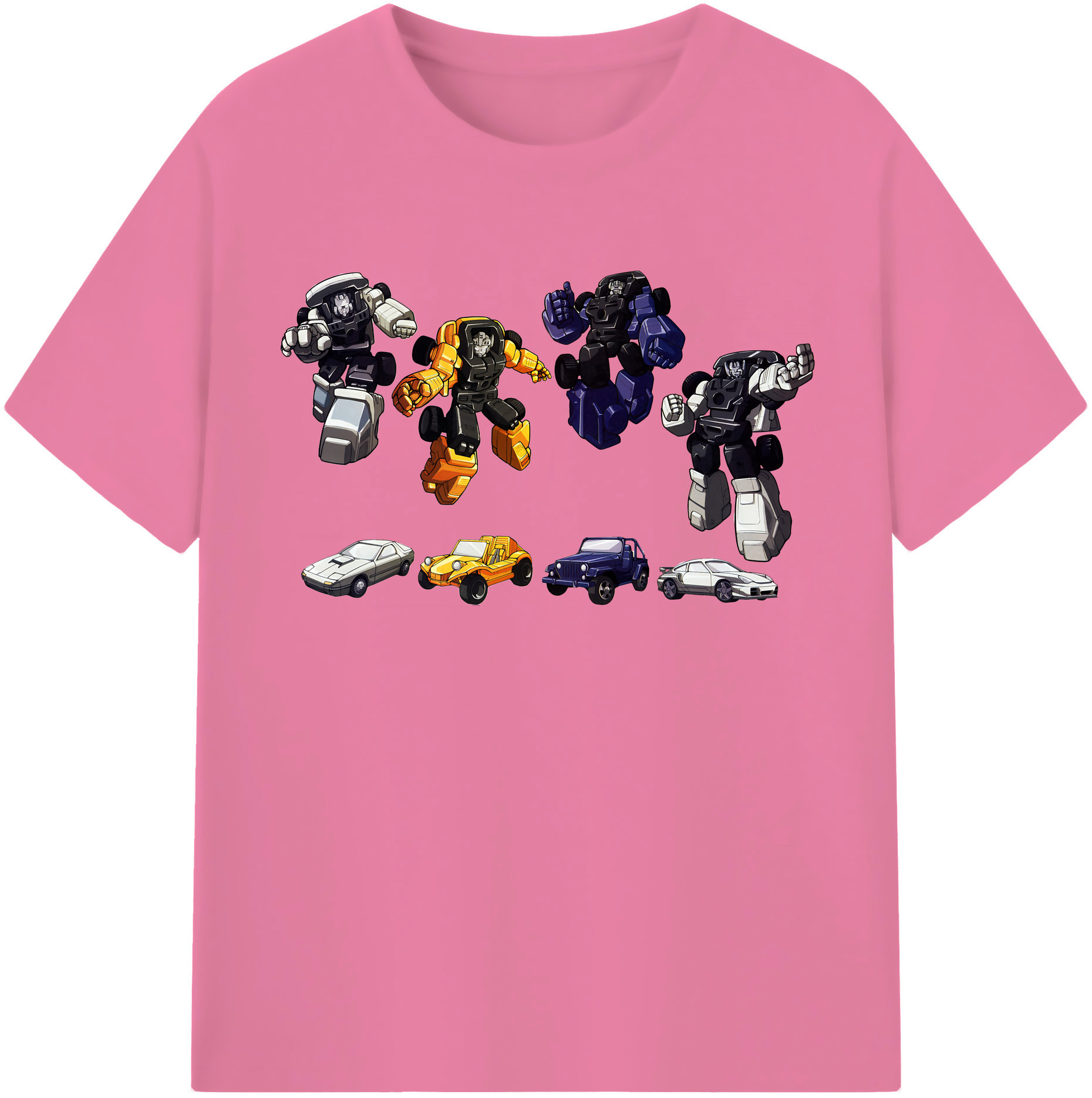 （画像用） Transformers トランスフォーマー 綿100％半袖Tシャツ（フロントプリント）